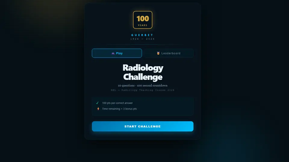 Guerbet Radiology Challenge
